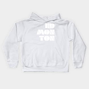 ED MON TON: Faded Glory (white) Kids Hoodie